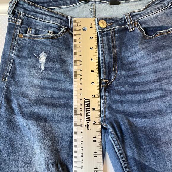 Jeans By Buffalo Women Skinny Jeans size 29 (8) Blue Mid Rise Stretch Boot Cut - Picture 5 of 12